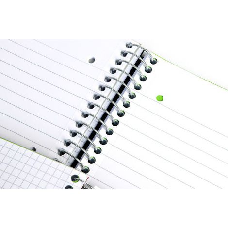 Kołonotatnik Argo Mini Jumbo A5/150/80g kratka Przekładki 5x30 Stalowy - 5